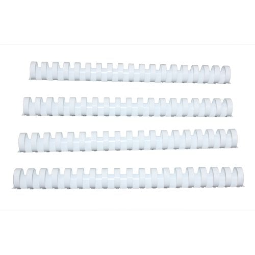 7/8" White Plastic Binding Combs - 100pk