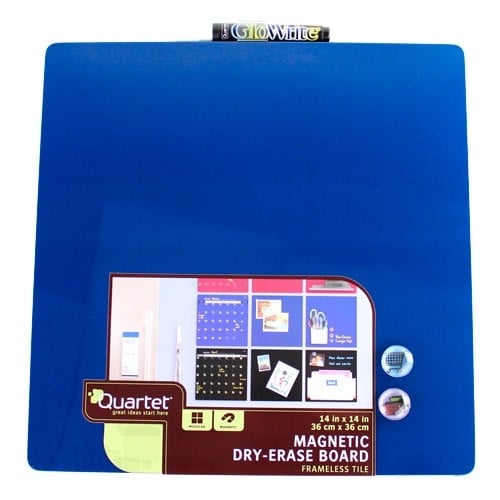 Quartet Assorted 14" x 14" Magnetic Dry-Erase Frameless Board