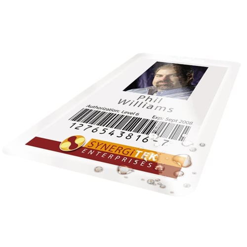 GBC Swingline 7mil UltraClear Badge ID Card Size Thermal Laminating Pouches 100pk - 3200016B