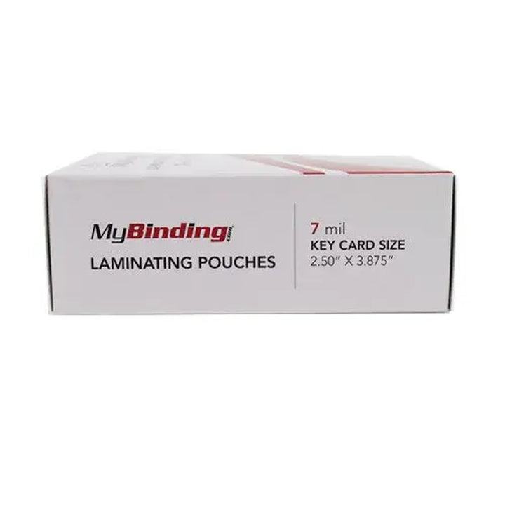 7MIL Key Card 2-1/2" x 3-7/8" Laminating Pouches 100pk