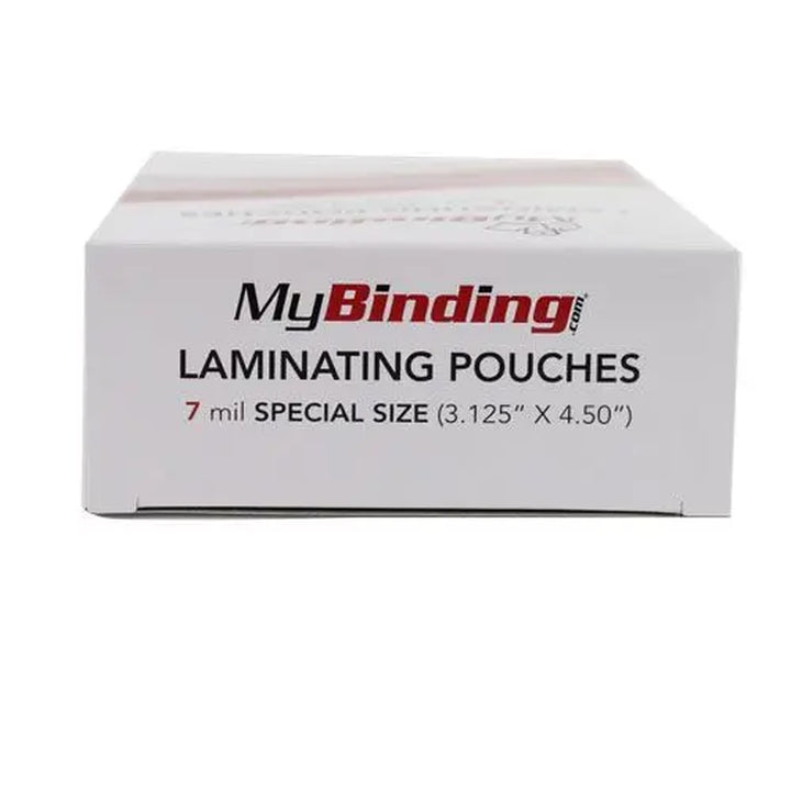 7MIL Special 3-1/8" x 4-1/2" Laminating Pouches - 100pk