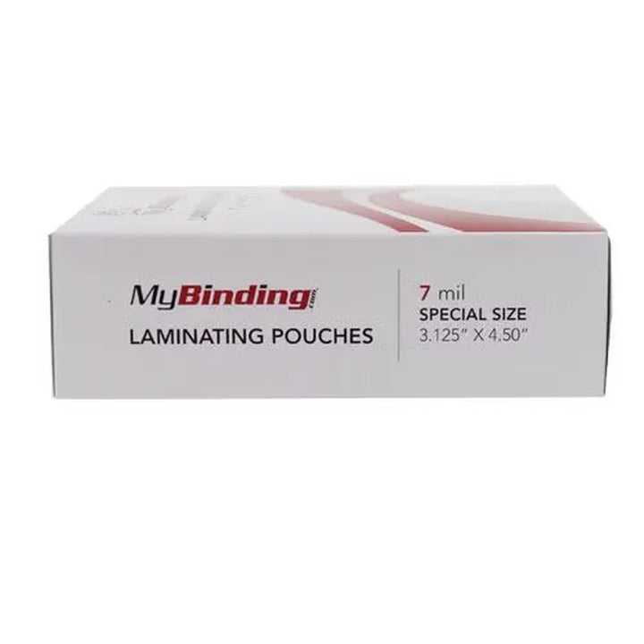 7MIL Special 3-1/8" x 4-1/2" Laminating Pouches - 100pk