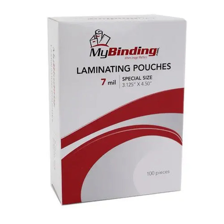 7MIL Special 3-1/8" x 4-1/2" Laminating Pouches - 100pk