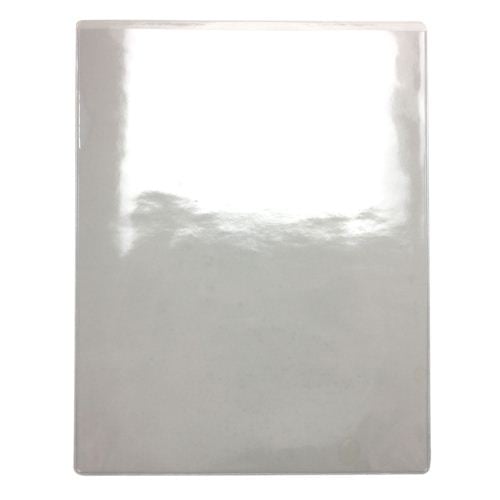 8-1/2" x 11" Crystal Clear Adhesive Vinyl Pockets 100pk