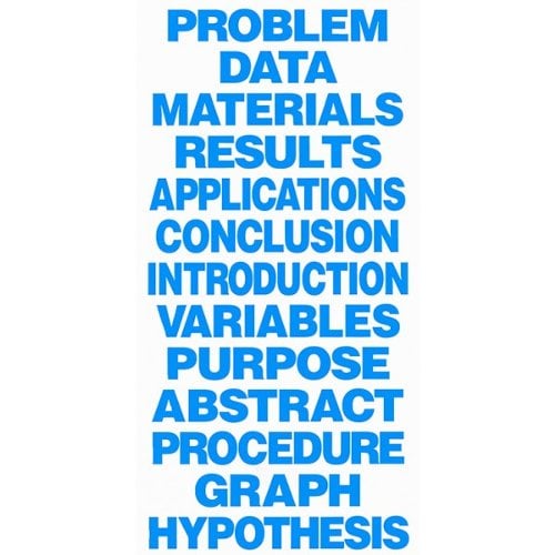 8.5" x 1.375" Science Fair Titles for Project Boards (13/Set) - 24 Sets