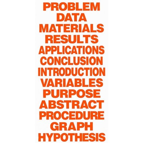 8.5" x 1.375" Neon Orange Science Fair Titles for Project Boards (13/Set) - 24 Sets