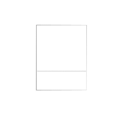 8.5" x 11" Single Perforated from bottom - 500 Sheets