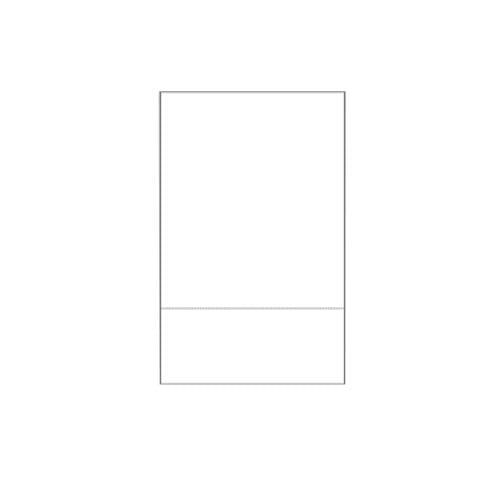 8.5" x 14" Cardstock Single-Perforated from bottom - 250 Sheets