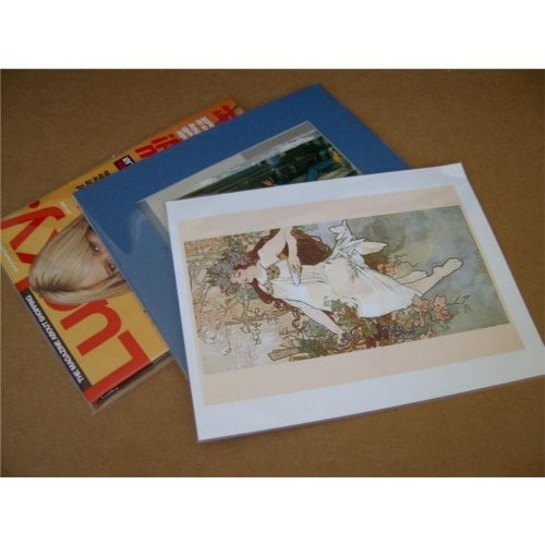 8.6" x 11.2" BOPP Clear Poly Lip-N-Tape Resealable Bags - 500pk