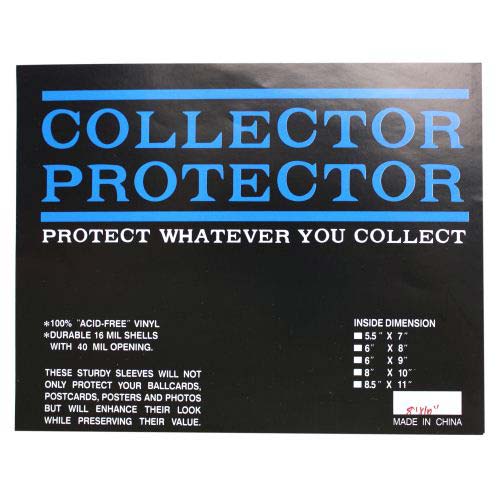 8" x 10" Print Protector Display Sleeve - 25pk