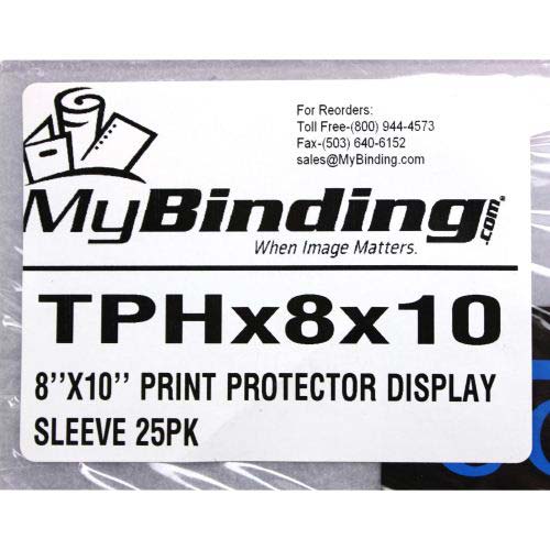 8" x 10" Print Protector Display Sleeve - 25pk