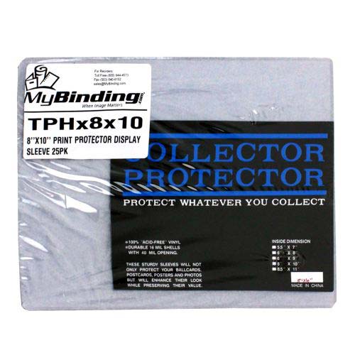 8" x 10" Print Protector Display Sleeve - 25pk
