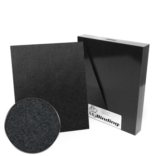 8" x 10" 100pt Black Chipboard Covers - 25pk