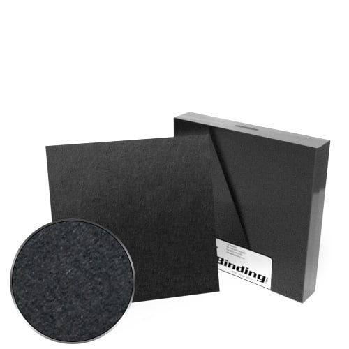 8" x 8" 100pt Black Chipboard Covers - 25pk