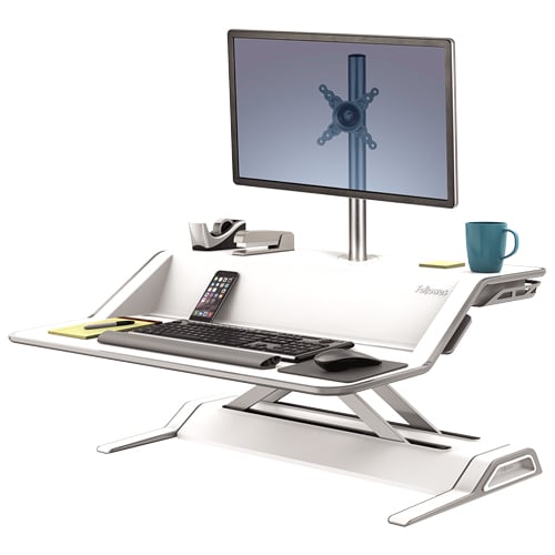 Fellowes Lotus Single Monitor Arm Kit for Sit-Stand Workstation - 8042801