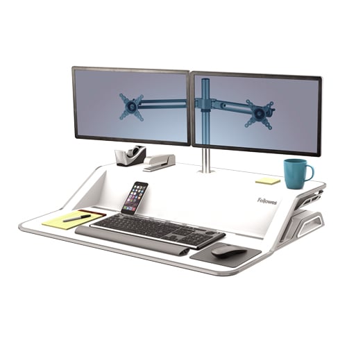 Fellowes Lotus Dual Monitor Arm Kit for Sit-Stand Workstation - 8042901