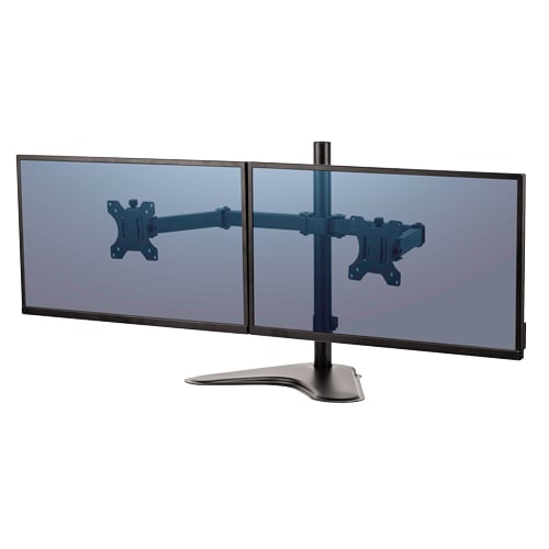 Fellowes Professional Series Freestanding Dual Horizontal Monitor Arm - 8043701
