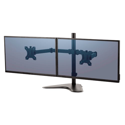 Fellowes Professional Series Freestanding Dual Horizontal Monitor Arm - 8043701
