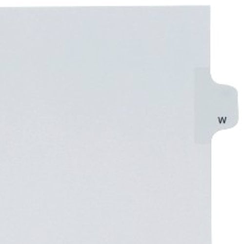 Avery W Individual Legal Index Allstate Style Dividers 25pk - 82185 - Clearance Sale