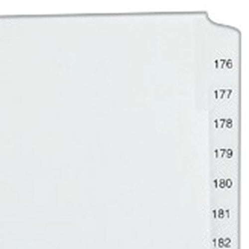 Avery 176-200 Legal 11" x 8.5" Allstate Style Collated Dividers - 82190 - Clearance Sale