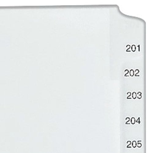 Avery 201-225 Legal 11" x 8.5" Allstate Style Collated Dividers - 82191 - Clearance Sale