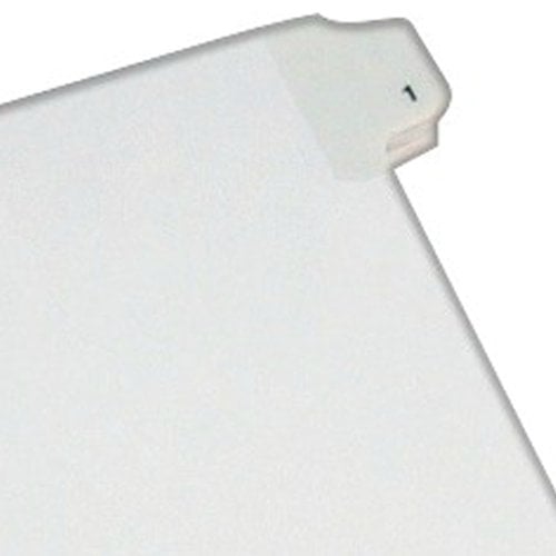 Avery 1 Individual Number Legal Index Allstate Style Dividers 25pk - 82199 - Clearance Sale