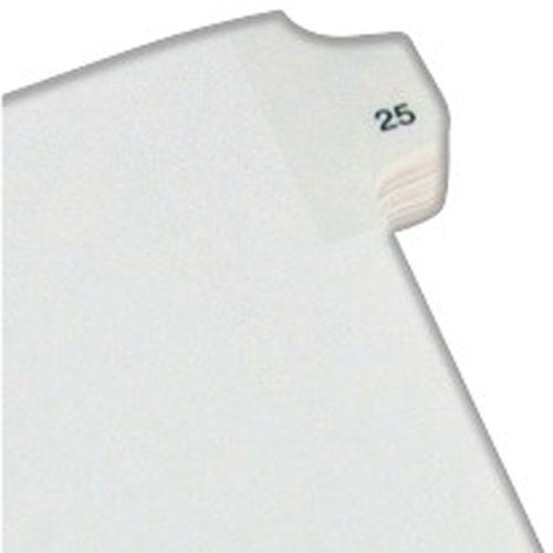 Avery 25 Individual Number Legal Index Allstate Style Dividers 25pk - 82223 - Clearance Sale