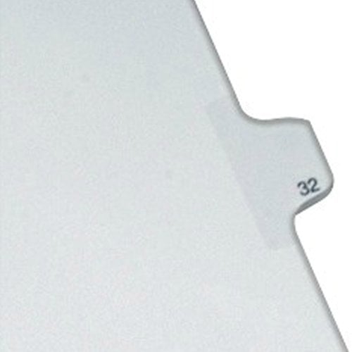 Avery 32 Individual Number Legal Index Allstate Style Dividers 25pk - 82230 - Clearance Sale