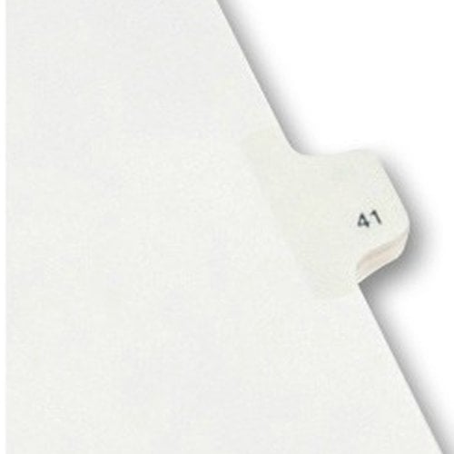 Avery 41 Individual Number Legal Index Allstate Style Dividers 25pk - 82239 - Clearance Sale