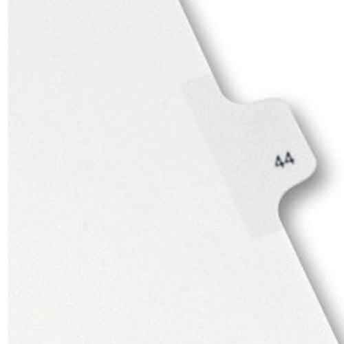 Avery 44 Individual Number Legal Index Allstate Style Dividers 25pk - 82242 - Clearance Sale