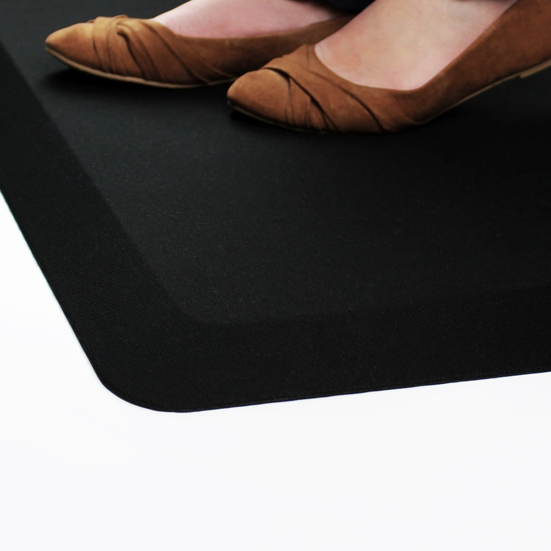 Floortex 16" x 24" Black Standing Comfort Mat