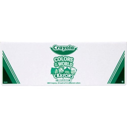 Crayola Color of the World Crayons - 480/Pack