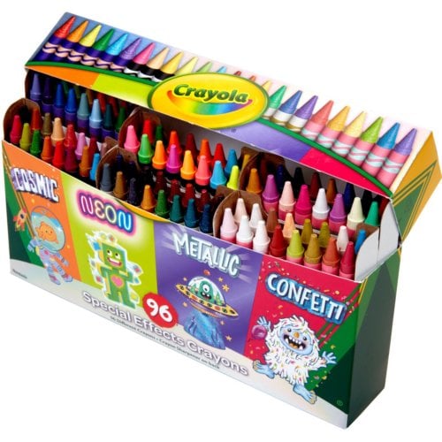 Crayola Special Effects Crayon Set (96 Count) - 523462