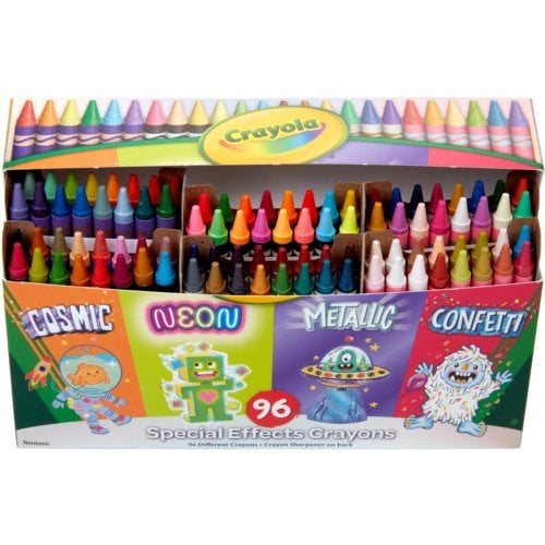 Crayola Special Effects Crayon Set (96 Count) - 523462