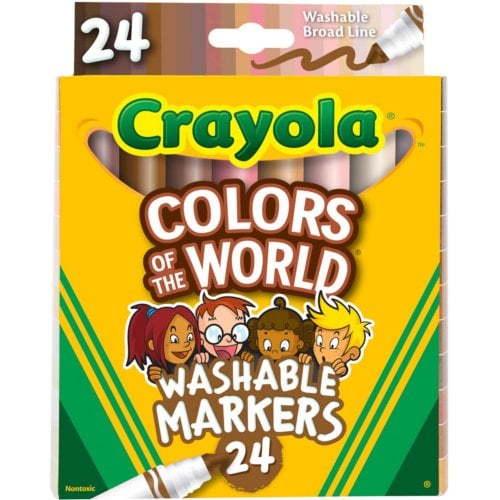 Crayola Colors Of The World Marker - 24/Pack
