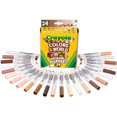 Crayola Colors Of The World Marker - 24/Pack