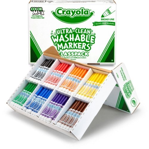 Crayola Broadline Classpack Markers - 200/Box