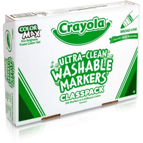 Crayola Broadline Classpack Markers - 200/Box