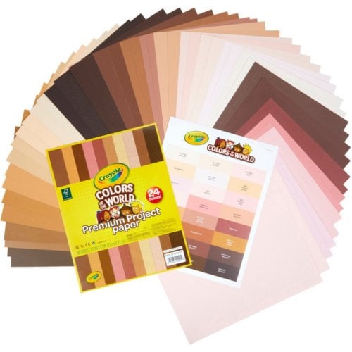 Crayola Colors of the World Construction Paper - 24/Pack