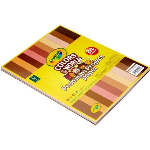 Crayola Colors of the World Construction Paper - 24/Pack