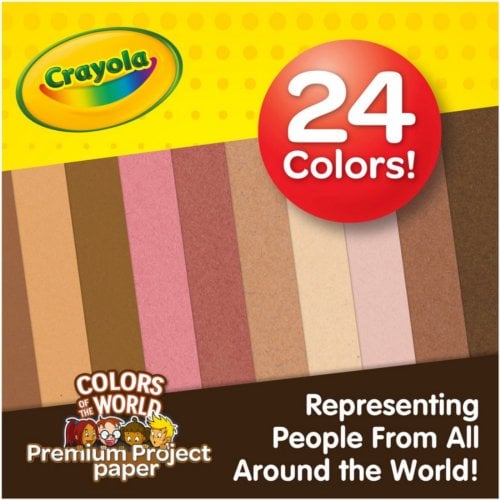Crayola Colors of the World Construction Paper - 24/Pack