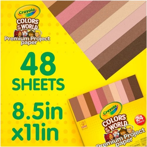 Crayola Colors of the World Construction Paper - 24/Pack