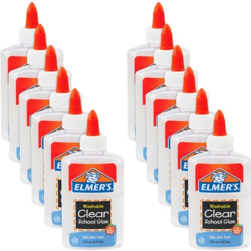 Elmer's Washable Clear 5oz. School Glue (E305BD) - 12/Pack