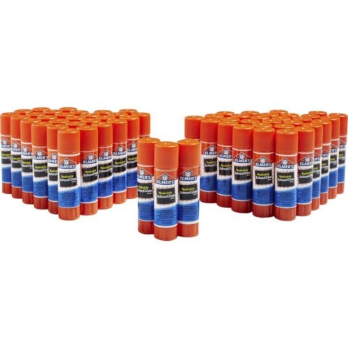 Elmer's Washable All-Purpose .24oz Clear School Glue Sticks (E501) - 60/Box