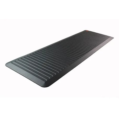 Floortex 23" x 67" AFS-TEX® 6000X Black Extra Long Active Anti-Fatigue Mat