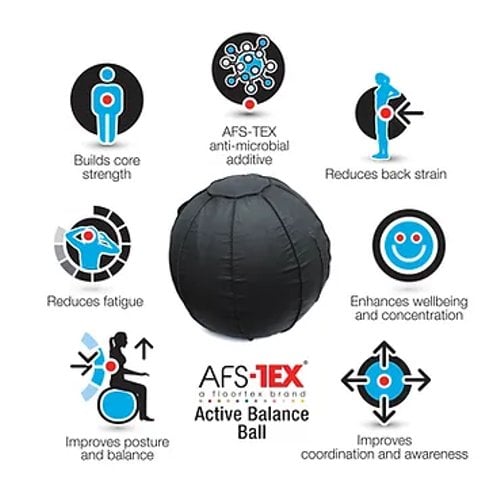 Floortex AFS-TEX® Active Anti-Microbial Large Balance Ball