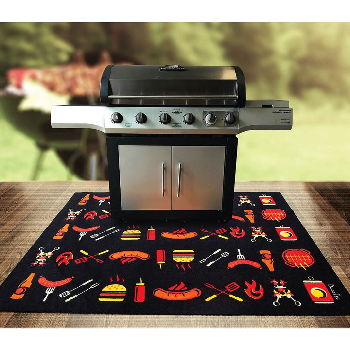 Floortex Doortex® 39" x 48" Cook Design Fire Retardant BBQ Mat