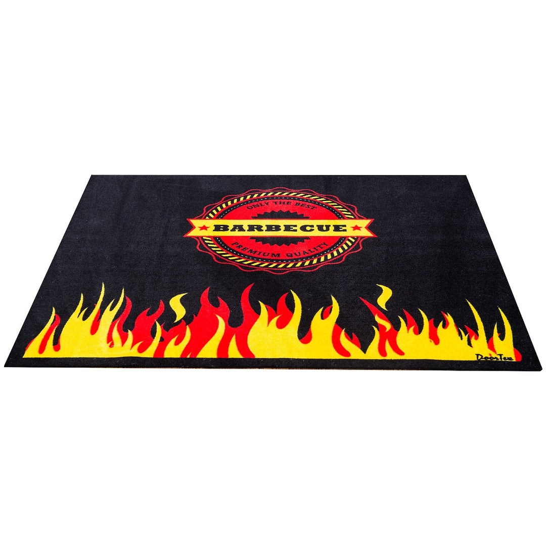 Floortex Doortex® 39" x 48" Flame Design Fire Retardant BBQ Mat