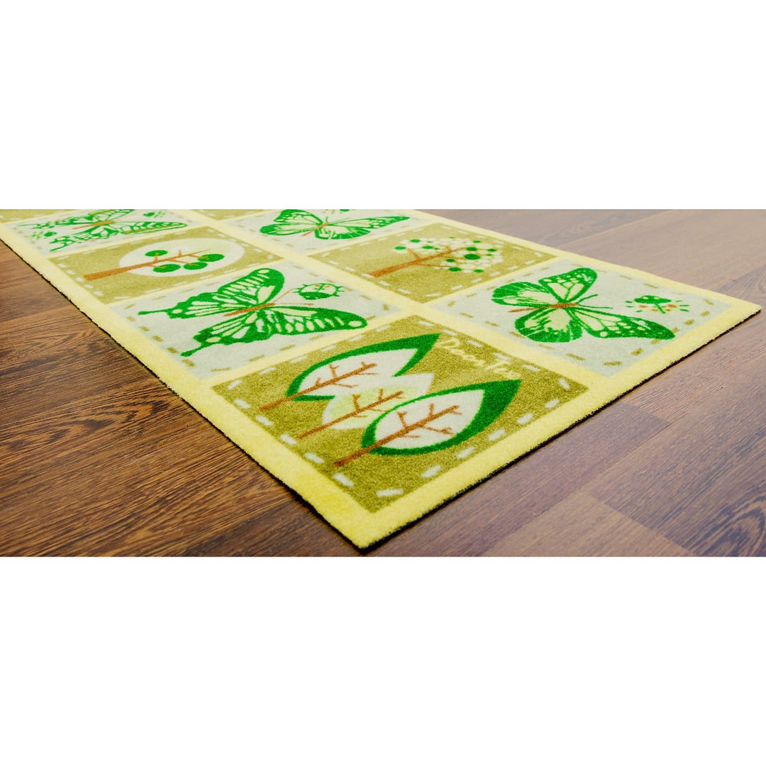 Floortex Doortex® 20" x 55" Green Tree's Design Long Sun Room Runner