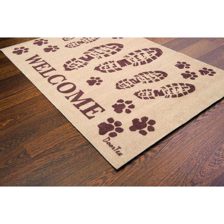 Floortex Doortex® 24" x 39" Welcome Boots Design Door Mat